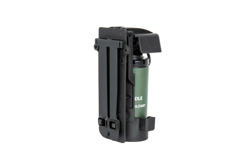 Dummy Smoke Grenade with pouch - black