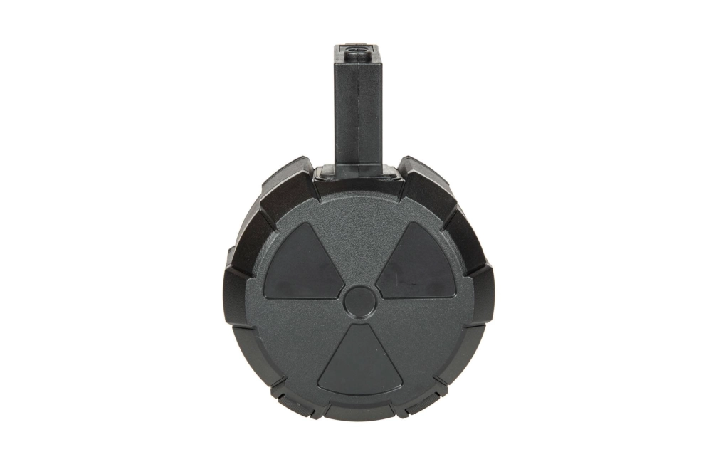 Magazynek bębnowy na 2000 kulek do replik M4/M16 - Czarny