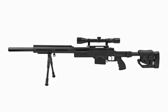 Réplique de fusil de précision MB4410D - avec lunette et bipied 