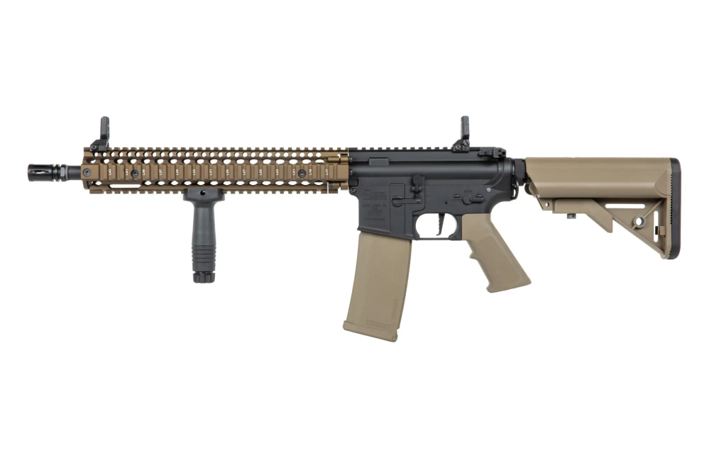 Airsoftová puška Specna Arms Daniel Defense® MK18 SA-P26 Prime™ HAL™ ETU s bezkomutátorovým motorem Chaos Bronze