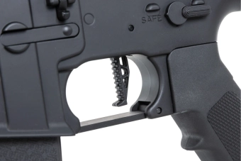 Specna Arms Daniel Defense® MK18 SA-P19 Prime™ Aster II ETU airsoft Carabina con motor brushless de un solo disparo Negro
