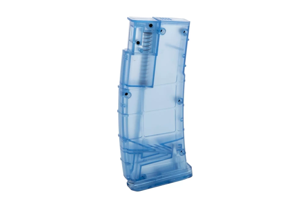 Szybkoładowarka w kształcie magazynka PMAG - niebieska
