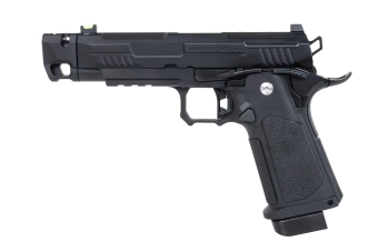 Arcturus Vanguard 4,3" Hi-Capa GBB Optics Ready airsoft pistole s kompenzátorem černá