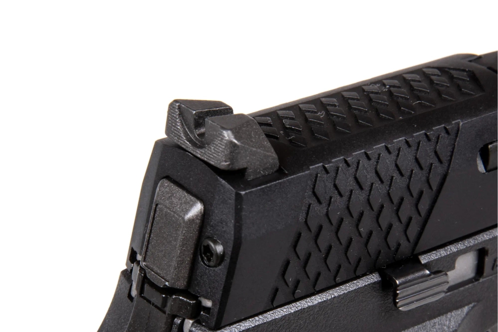 WE F18 Compact Groen Gas Pistool replica Zwart