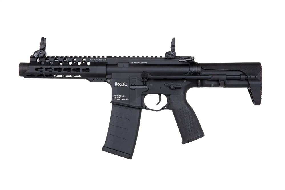 KWA VM4 RONIN 6 PDW S-AEG 2.5 Assault Rifle Airsoft Gun 2.5 Black