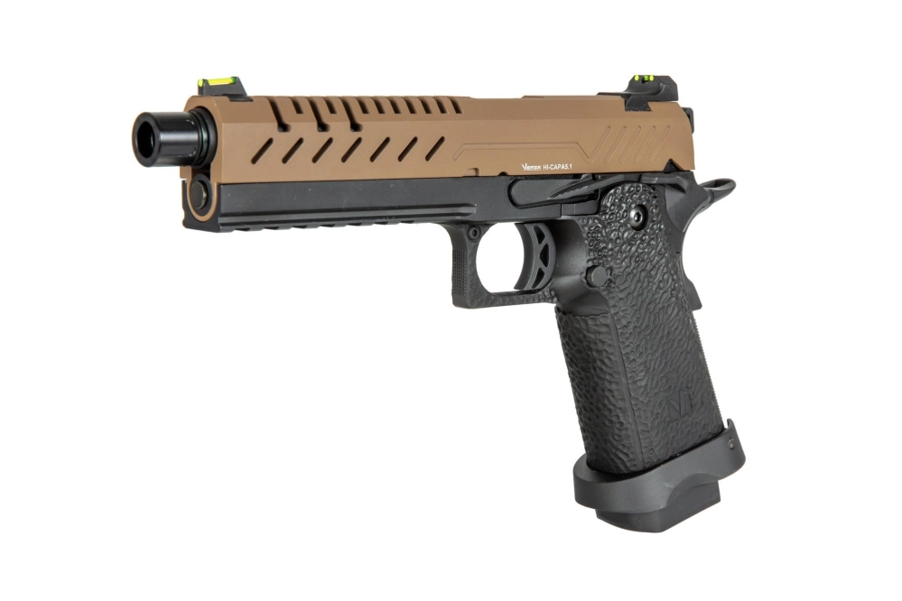 Airsoft pistole Vorsk hi-capa 5.1 - tan/black