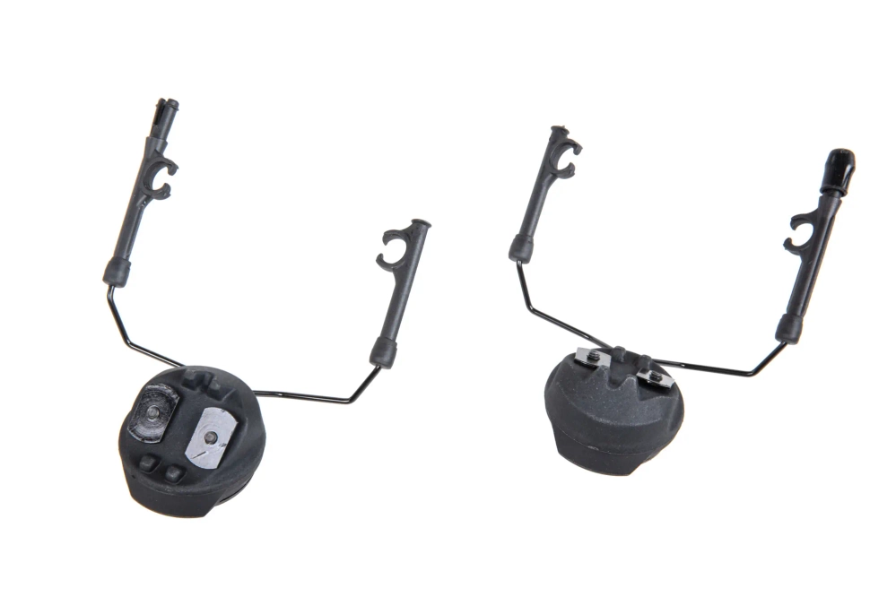Adaptador de auriculares TacSky tipo Comtac para raíles MTEK Negro