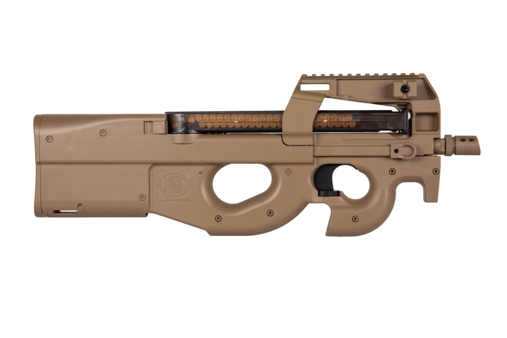 Licensed replica of the Cybergun FN Herstal P90 submachine gun (CM060) - TAN