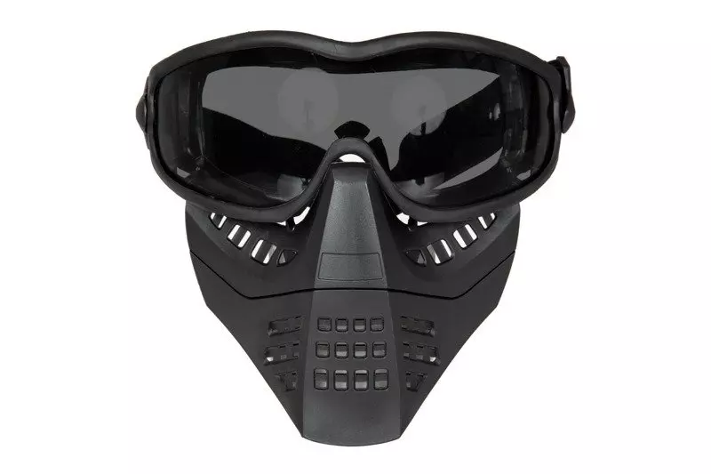 Masque avec lunettes de protection ANT - noir