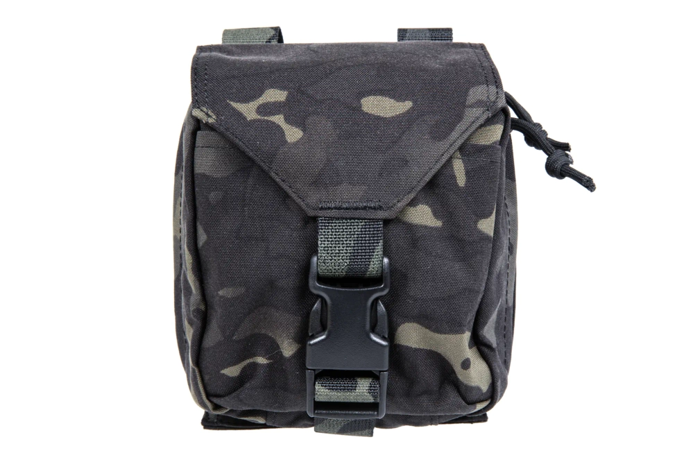 Eerste hulp kit met Molle paneel Wosport MC Zwart