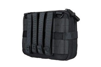 Duża kieszeń administracyjna z mapnikiem - Czarny