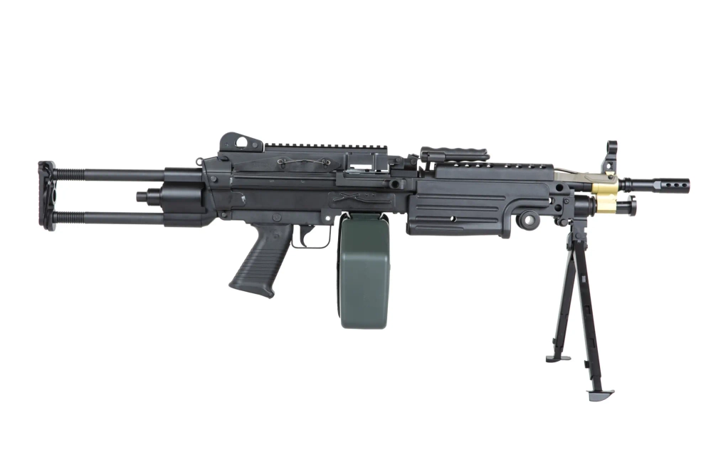 airsoft A&amp;K Cybergun M249 PARA machine gun Black (OUTLET)
