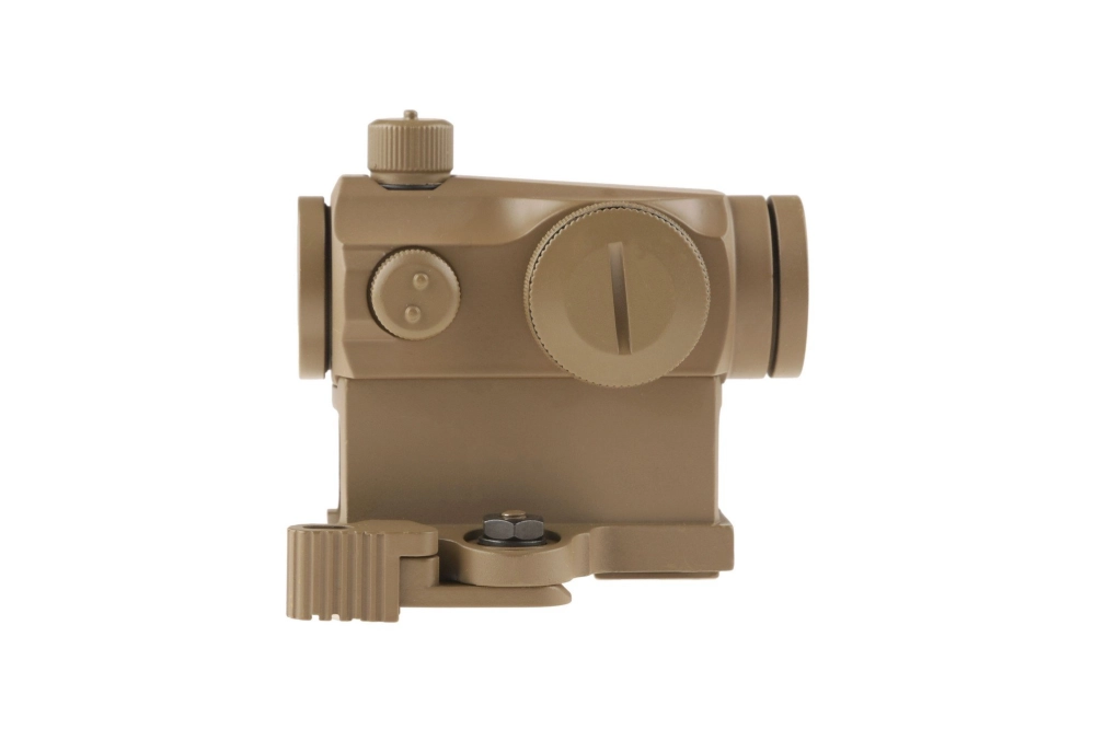 Airsoftová zbraň zaměřovača kolimátor owego Compact III (montáž high + low) - tan
