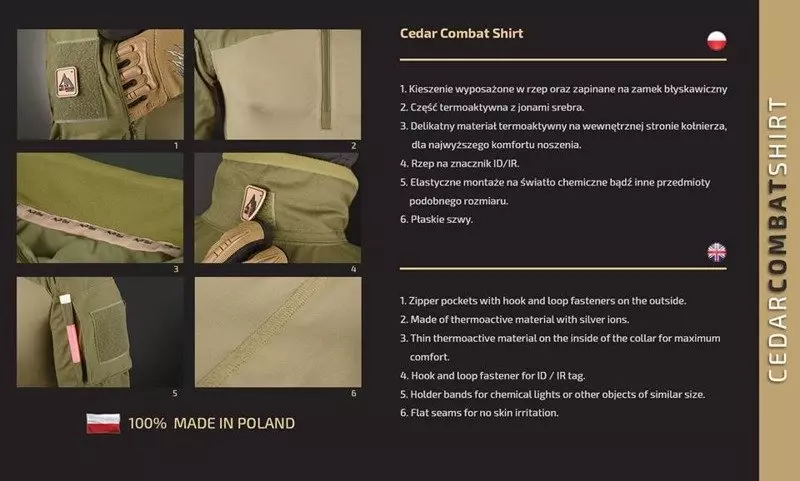 Cedar Combat Shirt - olive