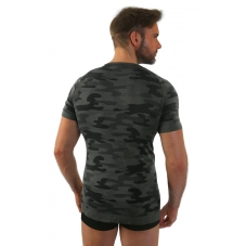 Sesto Senso Thermo Active Moro short sleeve T-shirt Grey-black