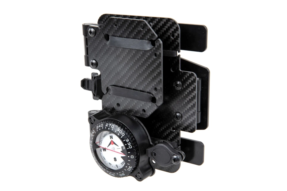 Soporte táctico para teléfono con brújula FMA TB1451-B Negro