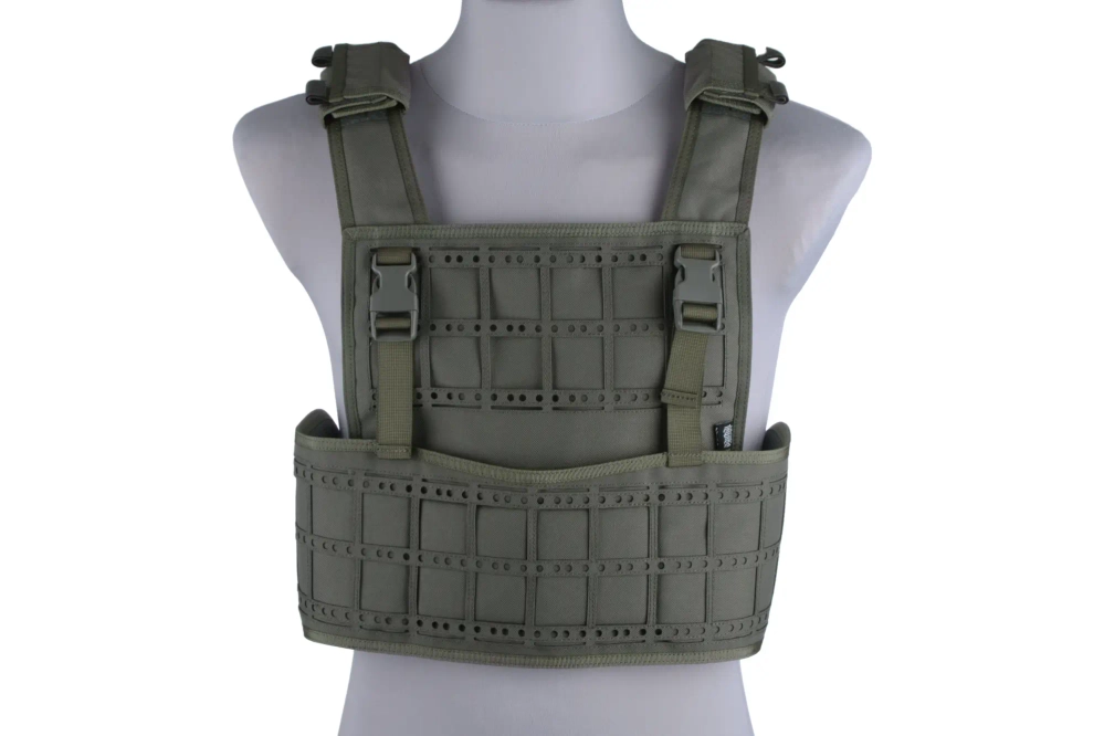 Light Laser-Cut Tactical Vest - Ranger Green