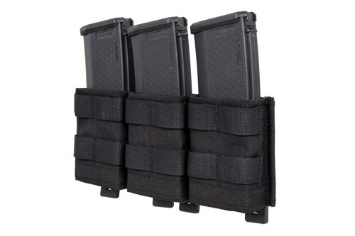Portacargador triple abierto 7,62 mm Wosport Negro