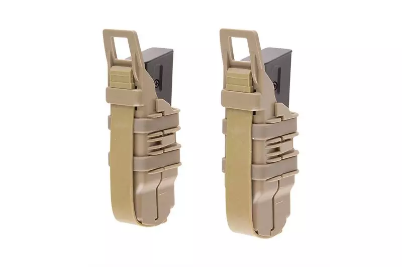 Pochette double Open III (XS) pour chargeurs pistolet owe - tan