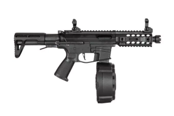 Réplica de subfusil PX9 (+ cargador DRUM) - negro