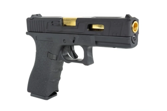 Pistola East Crane EC-1105 airsoft Negra y dorada