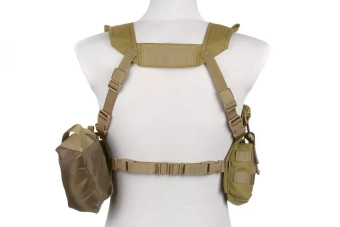 Split Front Chest Rig Gen V Tactical Vest - Khaki