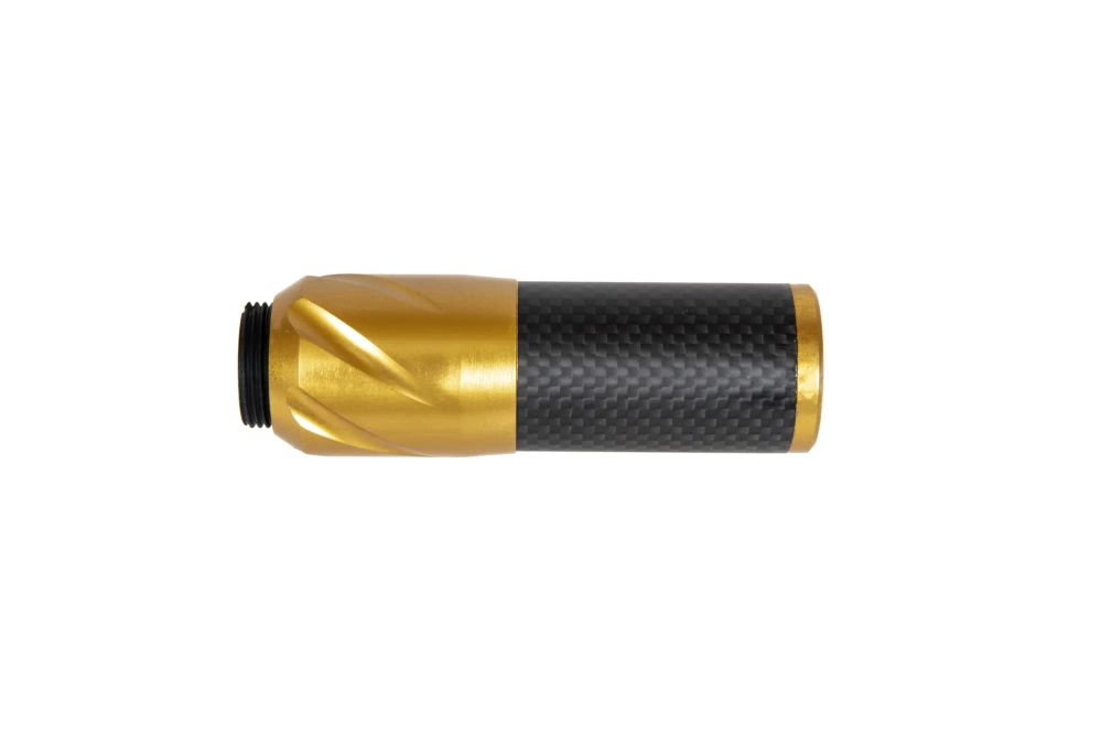 Carbon Silencer DSL2 36x100mm - Gold