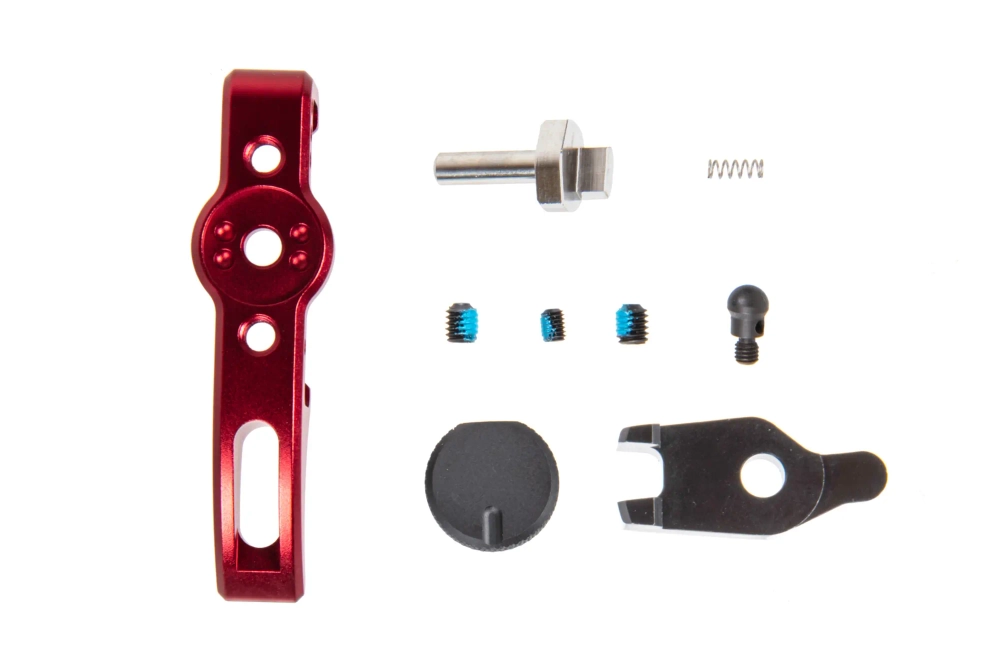 TTI Airsoft levier de rechargement élargi avec sélecteur de tir pour AAP01 Rouge
