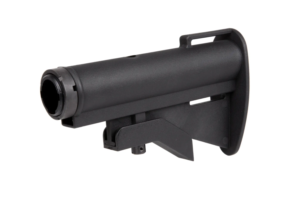 Klasická pažba se sklíčkem pro airsoftové zbraně M733/CAR-15/XM177 černá