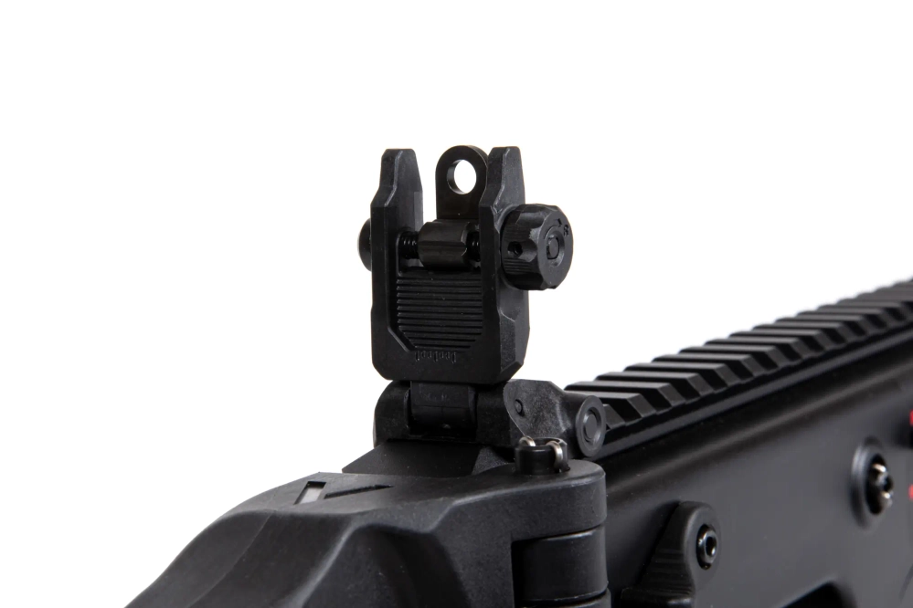 Replika pistoletu maszynowego Krytac Kriss Vector z atrapą tłumika dźwięku Czarny