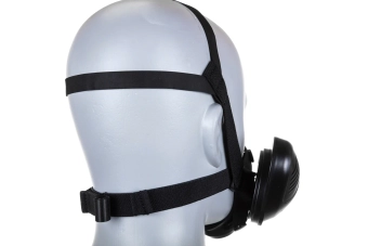 Masque de modélisation respiratoire tactique noir
