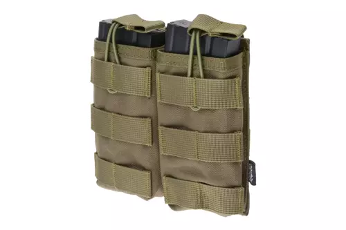 Pochette double Open I pour chargeurs AK/M4/G36 - vert olive