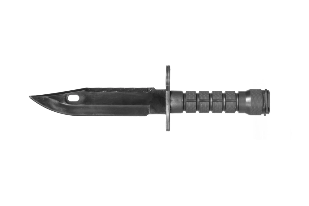 Výcvikový airsoftová zbraň bajonet TD203 - černý 