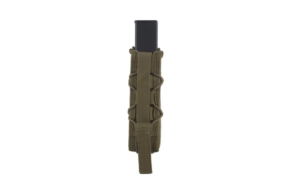 Single submachinegun magazine pouch - olive