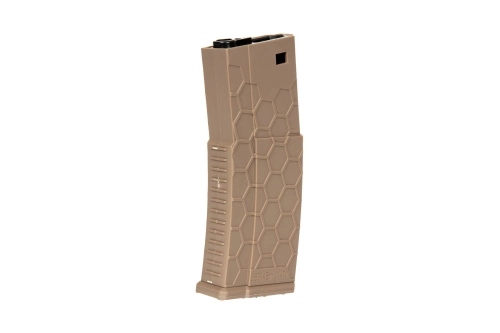 Polímero cargador hi-cap Bolas HX 300 para réplicas M4/M16 - bronceado