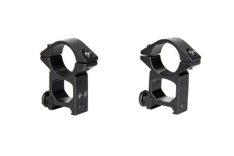 Dwuczęściowy montaż optyki na szynę RIS (wysoki)