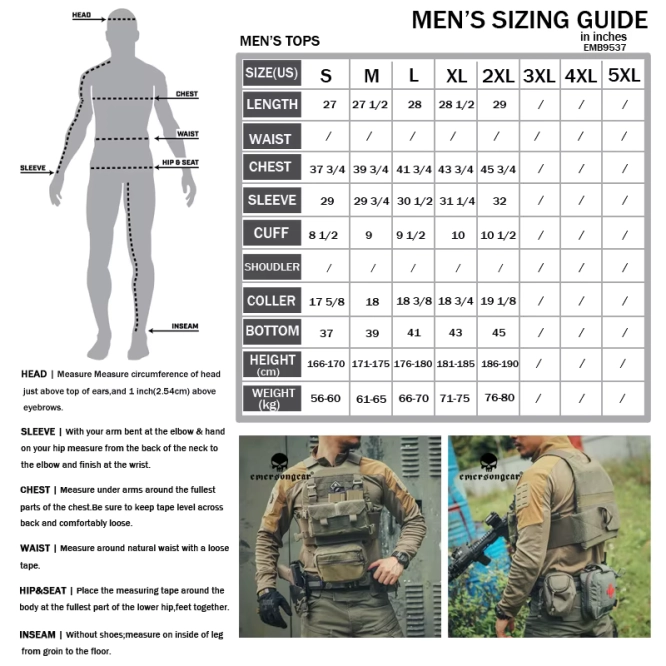 Emerson Gear Blue Label Frogmen Tactical Khaki Shirt