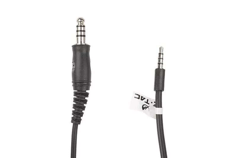 Câble mini jack 3,5 mm vers fiche militaire