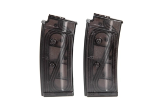 Zestaw 2 magazynków Mid-Cap 100 kulek do replik SIG552
