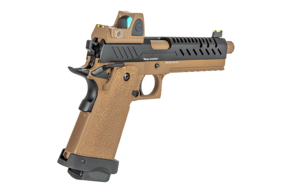 Pistolet airsoft Vorsk hi-capa 5.1 BDS - noir/tan