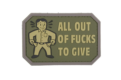 Patch 3D - All Out - vert olive