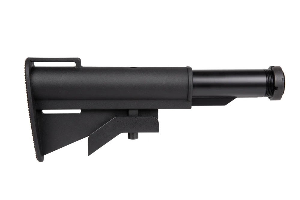 Klasická pažba se sklíčkem pro airsoftové zbraně M733/CAR-15/XM177 černá