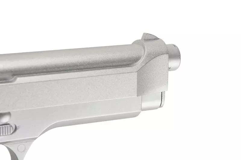 CM126 Zilver pistool replica (zonder batterij)