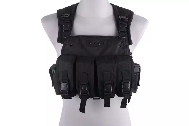 Taktická vesta Commander Chest rig - černá