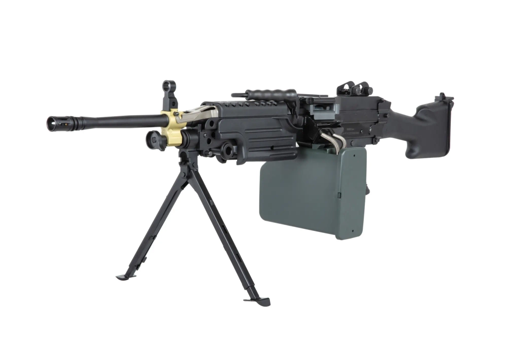 Mitrailleuse airsoft A&K Cybergun M249 MK2 Noir