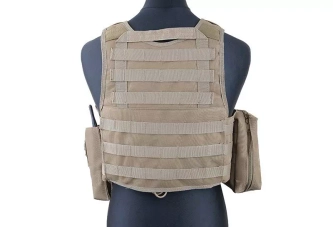 Gilet de type Plate carrier - coyote