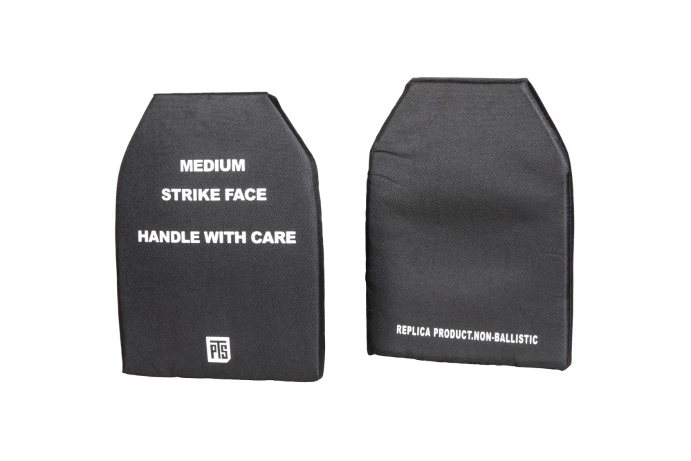 Chupetes de placa balística SAPI M (Delantero y trasero) - Negro