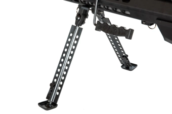 Replika karabinu  Barret® M82A1 CQB z lunetą i dwójnogiem - czarna