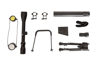 Fusil de airsoft rifle de francotirador SV-98 CORE™ con visor, bípode y silenciador - verde ruso