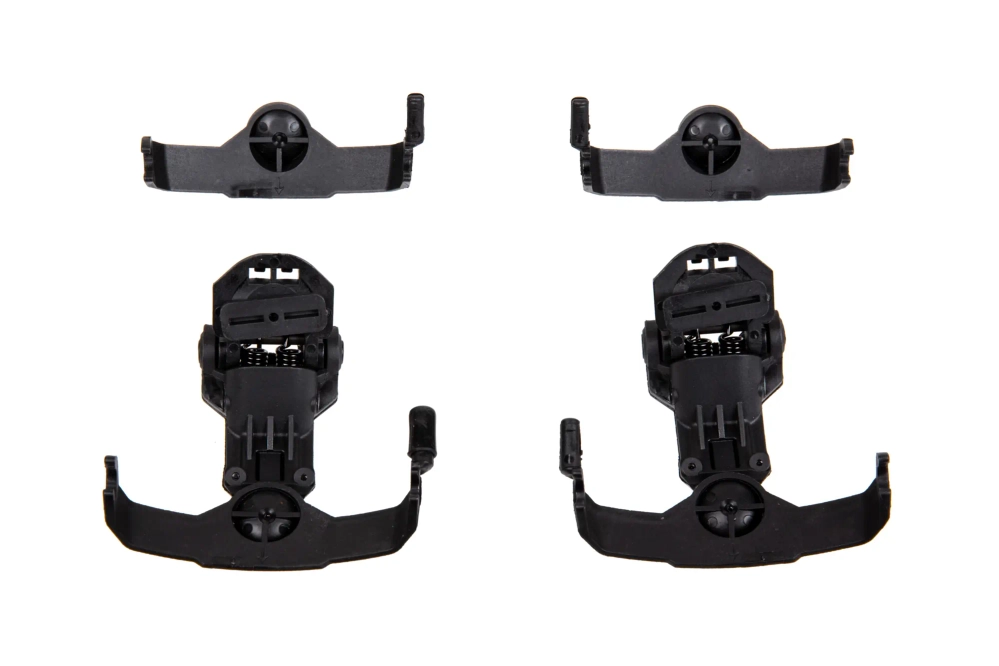 Comtac hoofdtelefoonadapter voor MTEK (Type AMP) rails - Zwart